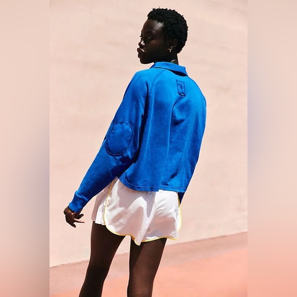 Free People Post Up Rugby Layer Top - Picture 2 of 10